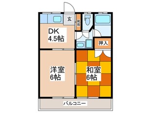 マロンコ－トの物件間取画像